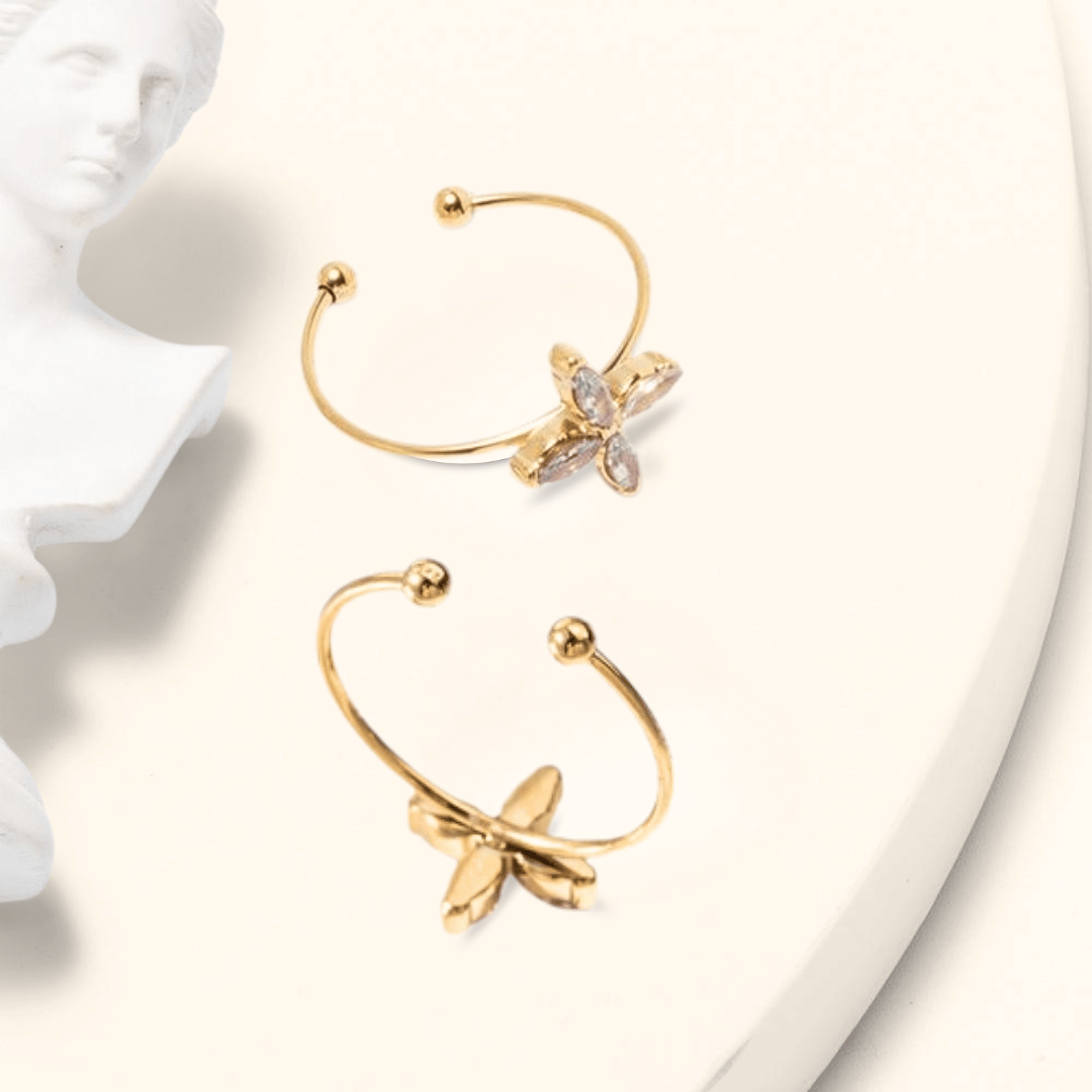 Anello Fleur Oro 18K