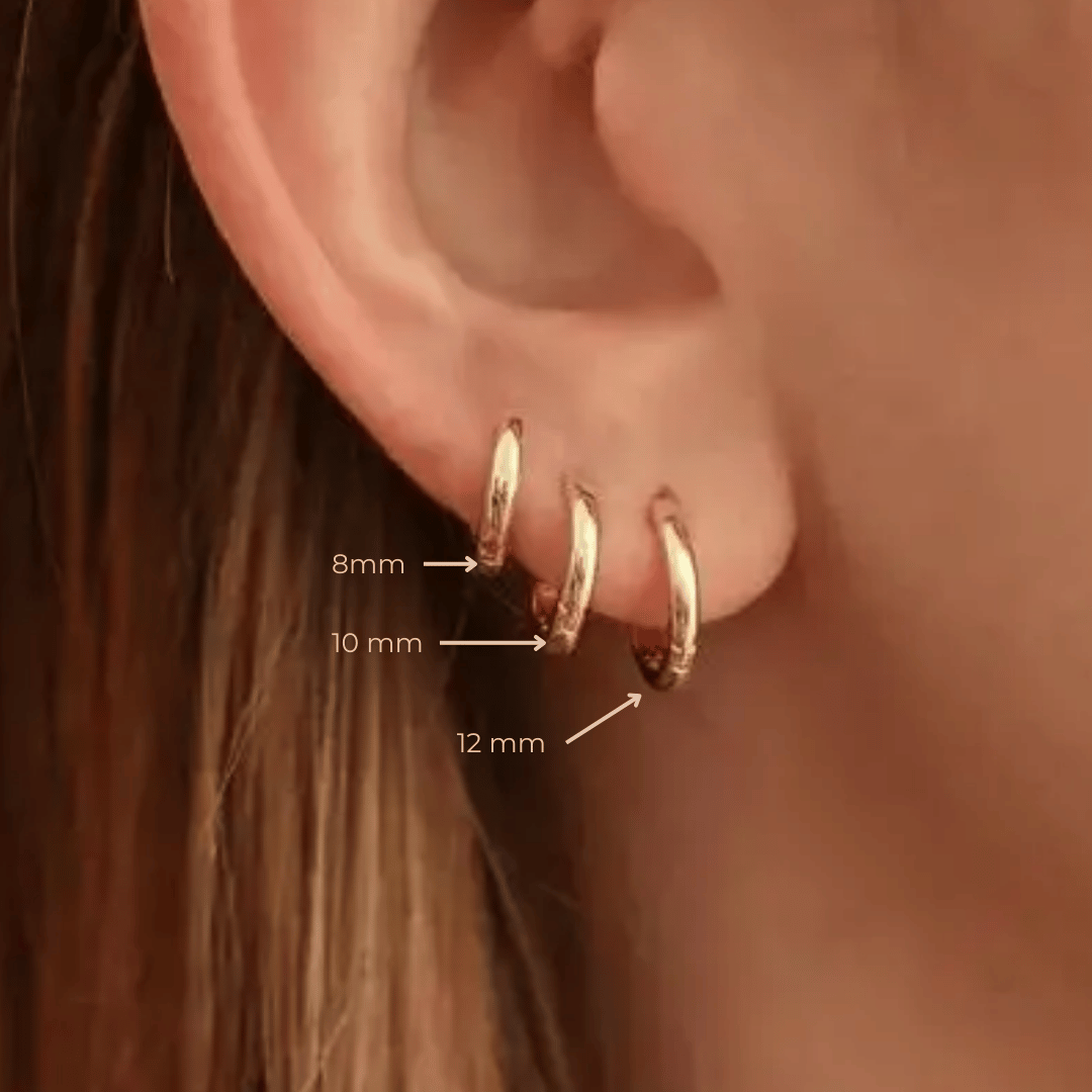 Orecchini a Cerchio Petite Lueur Oro 18K