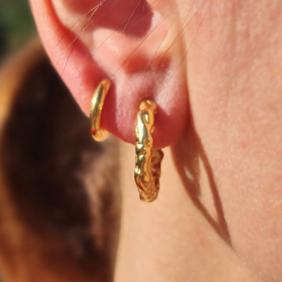 Set orecchini a cerchio Oro 18K