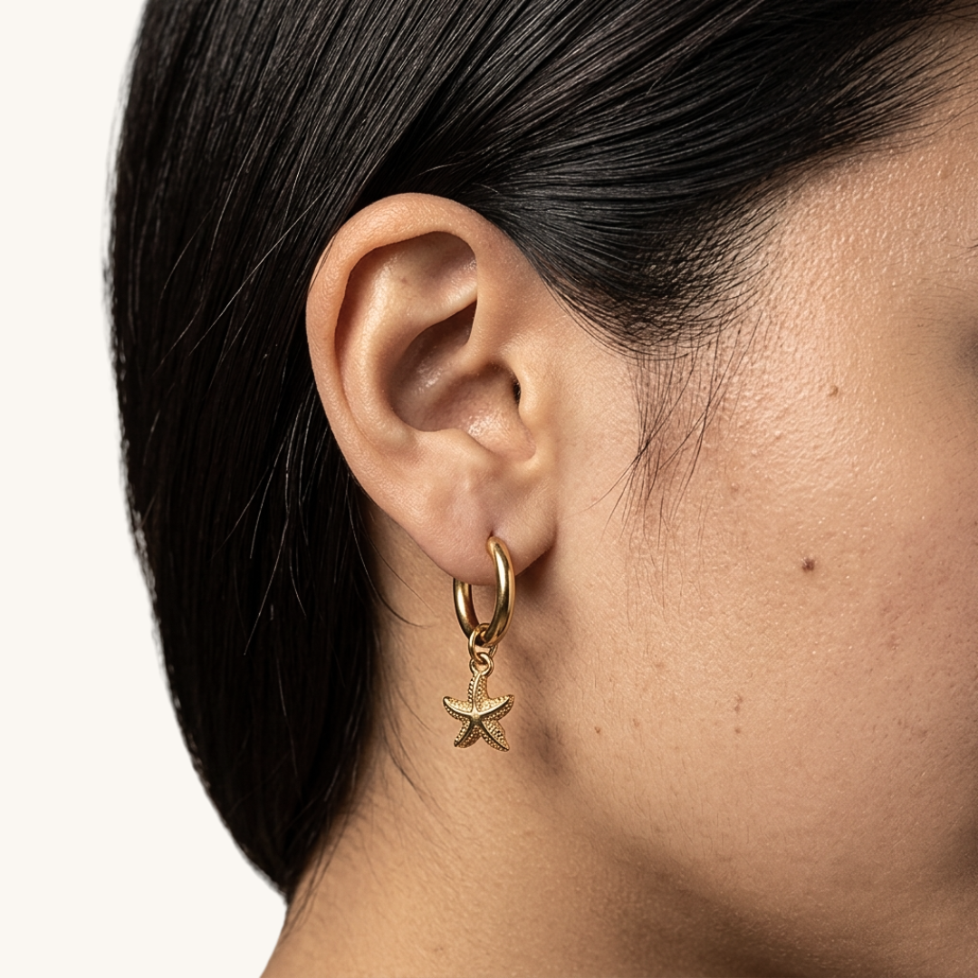 Ciondolo Stella Marina Oro 18K