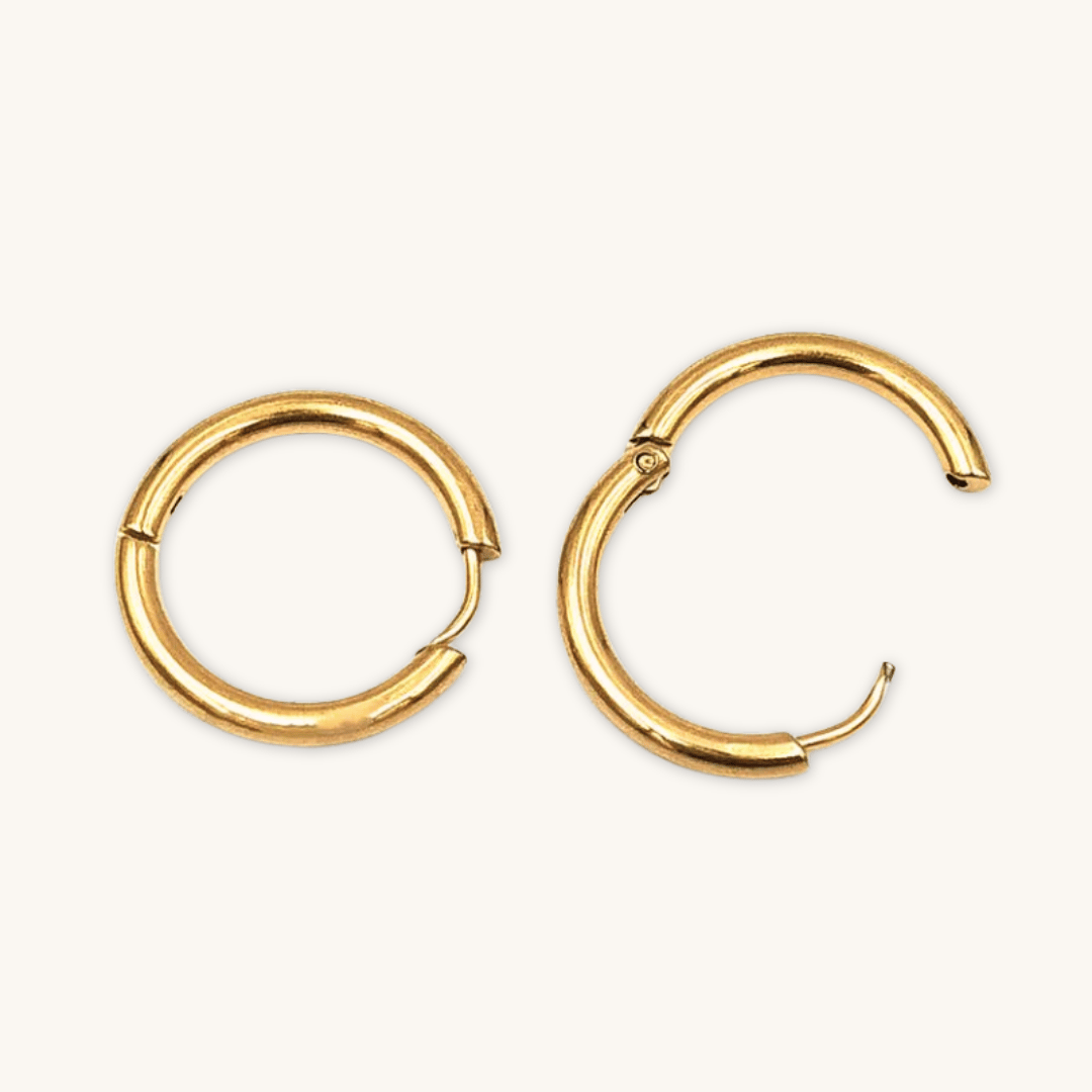 Orecchini a Cerchio Petite Lueur Oro 18K