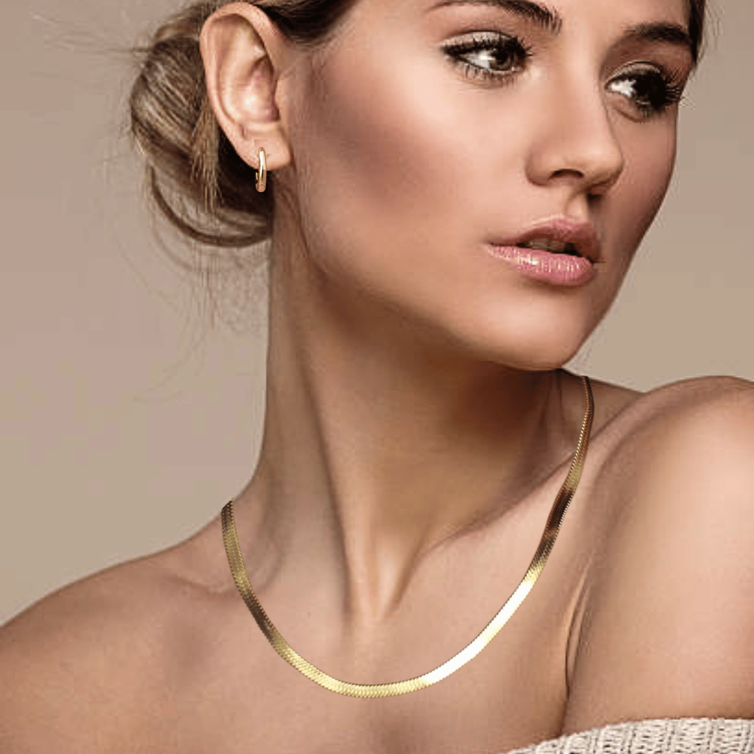 Orecchini a Cerchio Petite Lueur Oro 18K