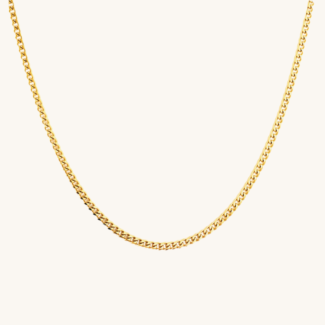 Collana a Catena Gourmette in Oro 18K