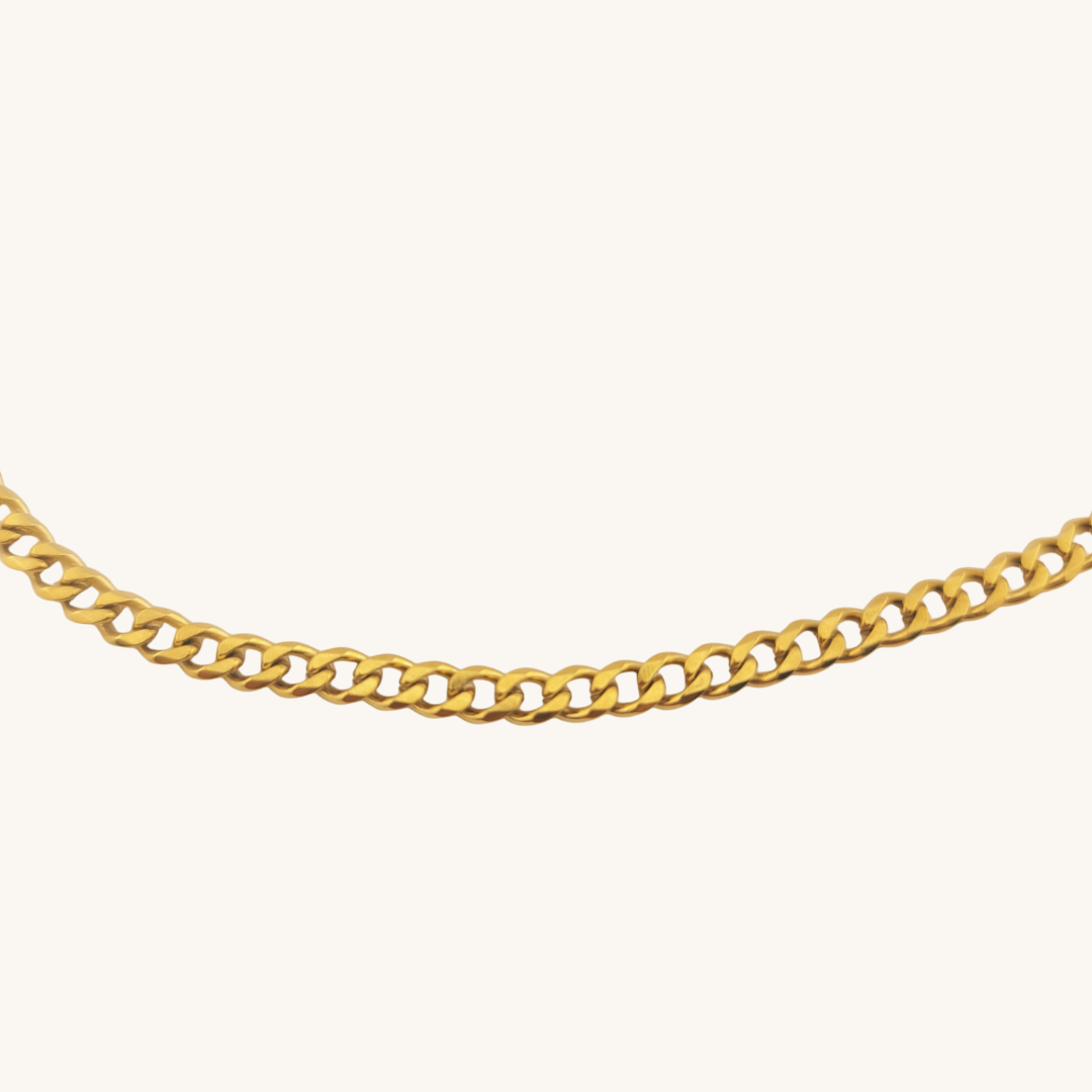 Collana a Catena Gourmette in Oro 18K