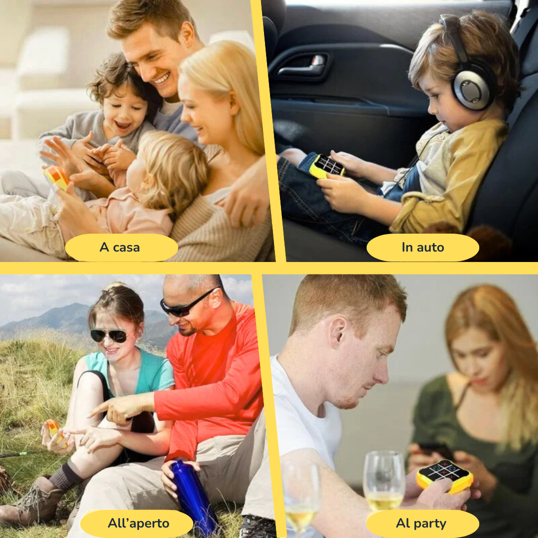 Logic Grid™ - Tic-Tac-Toe Elettronico 3-in-1