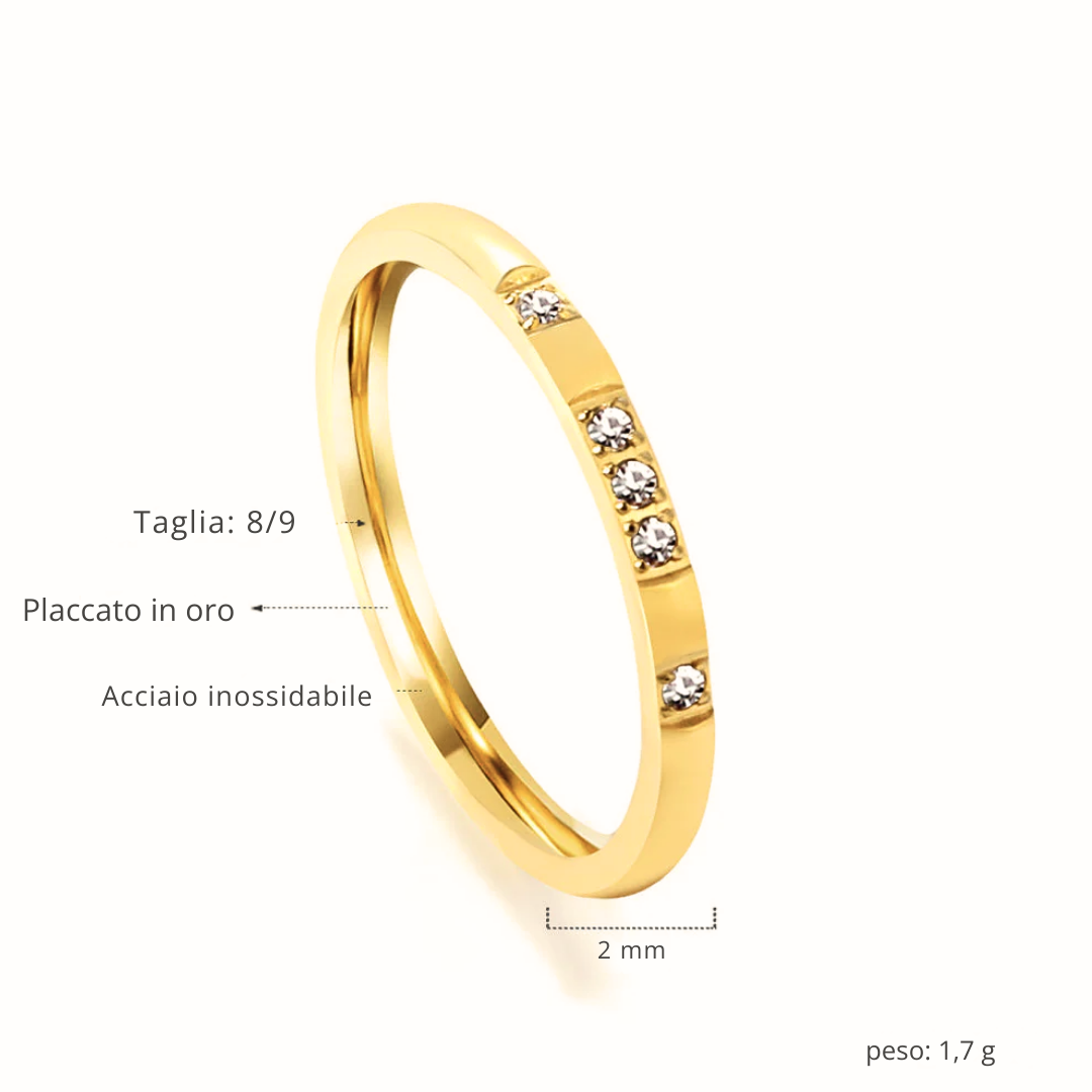 Anello Solène Oro 18K