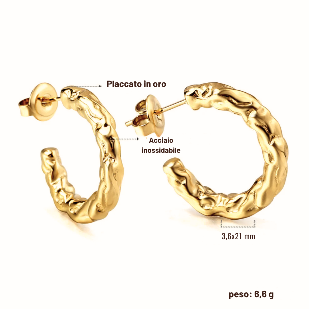 Orecchini Duna Oro 18K