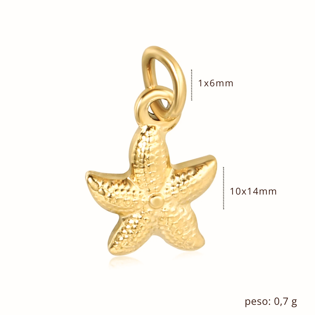 Ciondolo Stella Marina Oro 18K