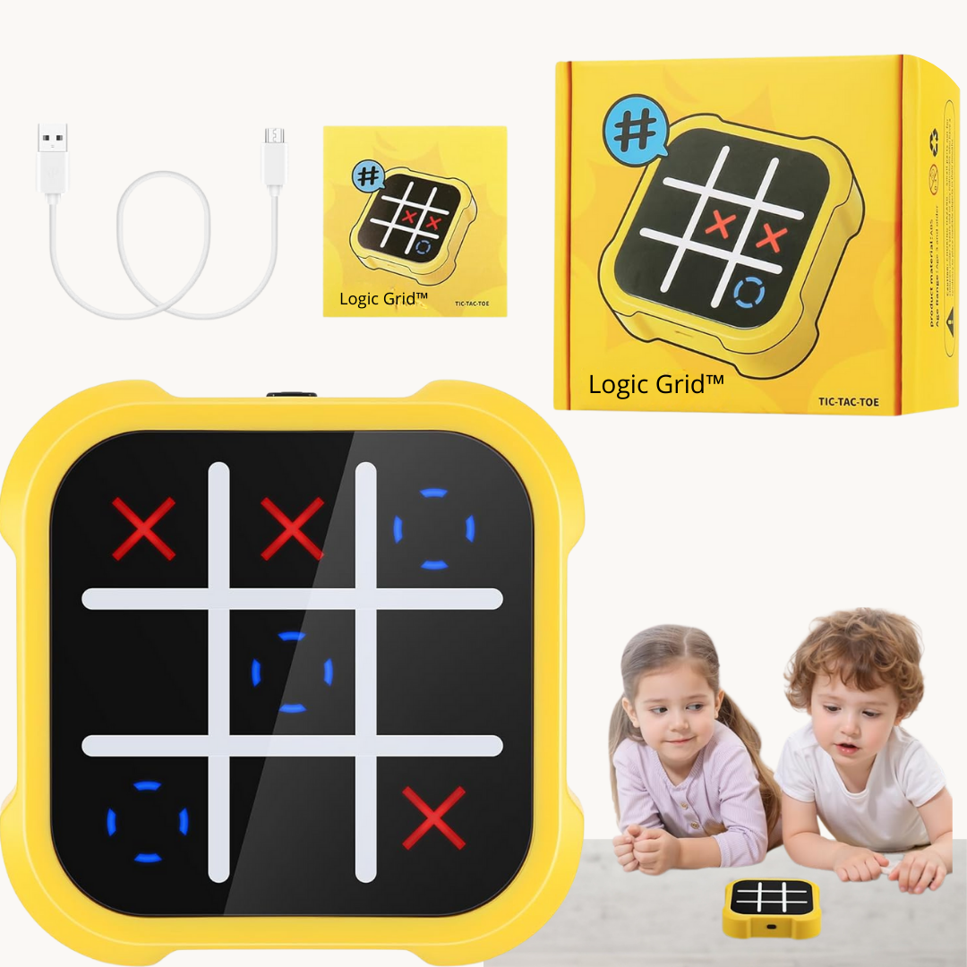 Logic Grid™ - Tic-Tac-Toe Elettronico 3-in-1
