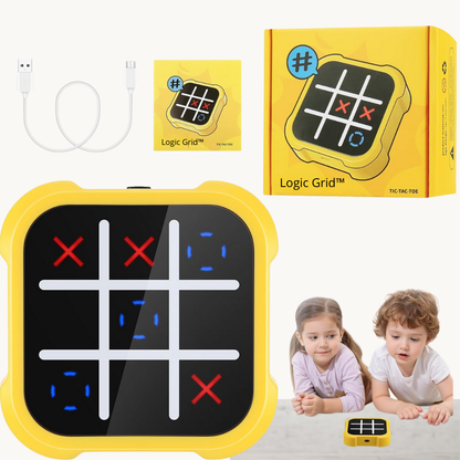 Logic Grid™ - Tic-Tac-Toe Elettronico 3-in-1