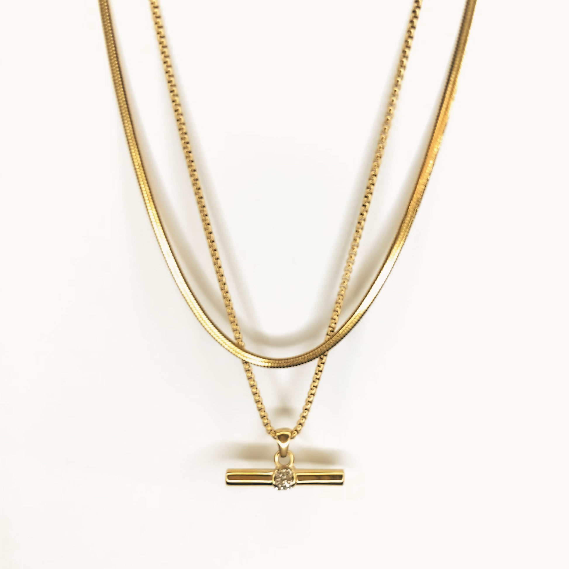 Set collane oro 1k,waterproof,anallergico,non sbiadisce